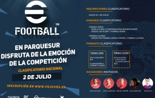 El representante nacional de eFootball 2022 para el europeo se elige este sábado
